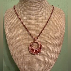 Elegant Rose Gold Pendant Necklace